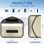 TICONN Key Fob Faraday Bag 2-Pack