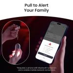 130 dB Waterproof Safety Alarm Keychain for Women