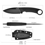 ZhengSheng 3.5" Fixed Blade Survival Knife