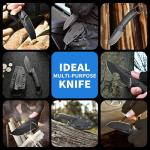 ZhengSheng 3.2” Fixed Blade Knife with Sheath