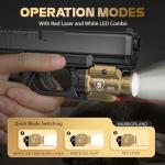 Warriorland Hellcat Pro Holster with Laser Light