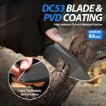 ZhengSheng 3.5" Fixed Blade Survival Knife