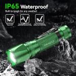 LETMY Rechargeable Tactical Flashlight Set - 2000 Lumens