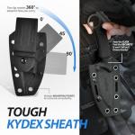 ZhengSheng 3.2” Fixed Blade Knife with Sheath