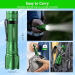 LETMY Rechargeable Tactical Flashlight Set - 2000 Lumens