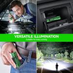 LETMY Rechargeable Tactical Flashlight Set - 2000 Lumens