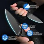 ZhengSheng 3.5" Fixed Blade Survival Knife