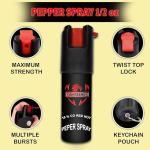 FIGHTSENSE Self-Defense Kit: Pepper Spray & Stun Gun