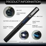 FIGHTSENSE Pen Stun Gun with Flashlight