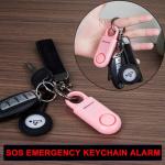 2 Pack Pink Personal Safety Alarms 130db