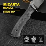 DC53 Steel Fixed Blade Knife with Sheath