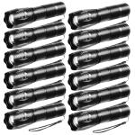 12-Pack High-Lumen Tactical Pocket Flashlights