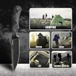 DC53 Steel Fixed Blade Knife with Sheath