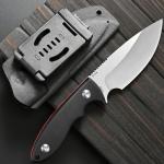 Sitivien ST24 Fixed Blade Knife with G10 Handle