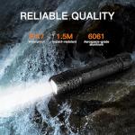 KunHe Rechargeable Tactical Flashlight with 4 Modes