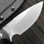 Sitivien ST24 Fixed Blade Knife with G10 Handle