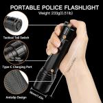KunHe Rechargeable Tactical Flashlight with 4 Modes