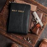 Holy Bible Pistol Case with YKK Zipper