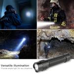 KunHe Rechargeable Tactical Flashlight with 4 Modes