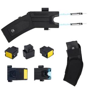 Powerful Stun Gun with LED Flashlight and Safety Switch