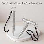 Ergonomic Portable Self-Defense Keychain with Strap