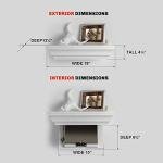 Ace Tactical Floating Shelf with Secret Storage