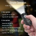 FandyFire 650 Lumen Rechargeable Keychain Flashlight