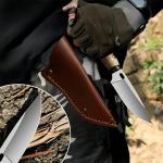 Plys Survival Knife with Sheath for Outdoors