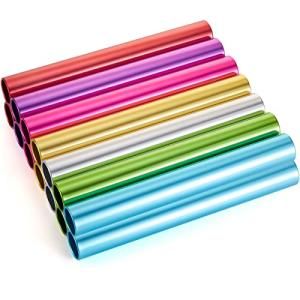 Aluminum Track Relay Batons - 14 Pack, Assorted Colors