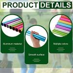 Aluminum Track Relay Batons - 14 Pack, Assorted Colors