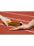 Zhehao Gold Aluminum Running Batons - 5 Pack