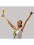 Zhehao Gold Aluminum Running Batons - 5 Pack