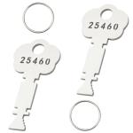 Fire Alarm Panel Key, 2-Pack with Ring