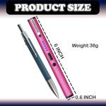 FIGHTSENSE Pink Pen Stun Gun with Pepper Spray