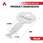 Fire Alarm Panel Key with Key Ring