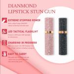 Diamond Lipstick Stun Gun for Women Self Defense