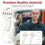 Fire Alarm Panel Key, 2-Pack with Ring