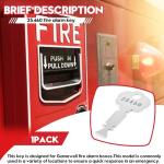 Fire Alarm Panel Key with Key Ring
