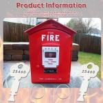 Fire Alarm Panel Key, 2-Pack with Ring
