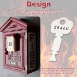 Fire Alarm Panel Key, 2-Pack with Ring