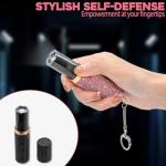 Diamond Lipstick Stun Gun for Women Self Defense