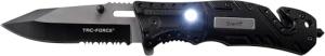 Tac-Force 8" Folding Knife with LED Light