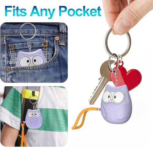 Personal Alarm Safe Sound for Women - 130dB Loud Siren with LED Light, Emergency Self-Defense Safety Alarm Keychain, Security Siren for Children, Elderly