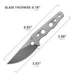 Petrified Fish PFE18 Bison Fixed Blade Knife