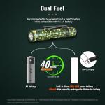 NICRON C3 EDC Flashlight - 1000 Lumen Compact Light