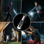 Super Bright Rechargeable Tactical Flashlight - 2 Pack