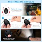 Safety Keychain Set with Alarm for Women & Kids
