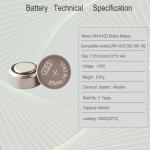 AG10 Button Cell Battery Pack - 15 Long-Lasting Cells