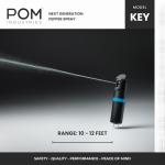 POM Pepper Spray Keychain with Quick Release