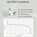 AG10 Button Cell Battery Pack - 15 Long-Lasting Cells